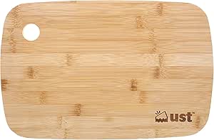 ust Bamboo Cutting Board 3.0 for Food Preparation with Moisture Resistant and eco Friendly Design for Camping, and Everyday use