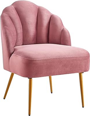 Ball & Cast Accent Chair, 26D x 23.5W x 32.25H in, Rose