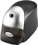 Stanley Bostitch Heavy Duty 1-Hole Electric Pencil Sharpener with Auto Stop Mechanism (EPS8HD-BLK)