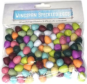 Stonemaier Games: Wingspan Speckled Eggs | Add to Wingspan (Base Game or Asia) | Enhance Your Wingspan Gameplay | 100 Speckled Eggs in 10