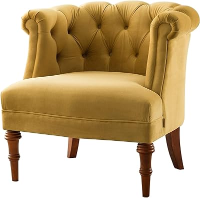 Jennifer Taylor Katherine Tufted Accent Chair, Large, Gold