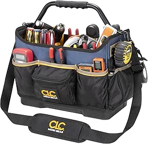 CLC Work Gear PB1580 15&#34; Molded Base Open-Top Toolbox, Black