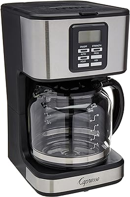 Capresso 427.05 Coffee Maker, Stainless Steel