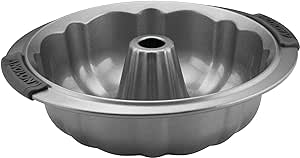 Anolon Advanced Nonstick Fluted Mold Baking Pan, 9.5 Inch, Gray, Carbon Steel