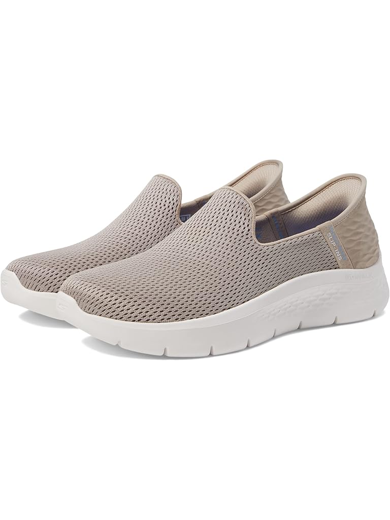 Taupe SKECHERS Performance Go Walk Flex Relish Hands Free Slip-Ins