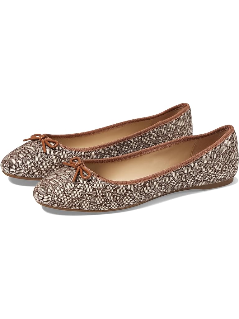 COACH Abigail Mini Signature Jacquard Ballet Flat