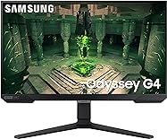 SAMSUNG 25" Odyssey G4 Series FHD Gaming Monitor, IPS, 240Hz, 1ms, G-Sync Compatible, AMD FreeSync Premium, HDR10, Ultrawide Game View, DisplayPort, HDMI, Fully Adjustable Stand, LS25BG402ENXGO