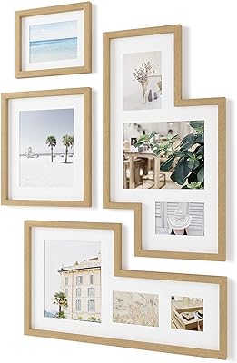 Umbra Mingle Gallery Frames, Natural, Set of 4