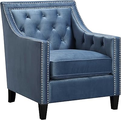 Abbey Avenue Roxanne Accent Chair in, Marine Blue