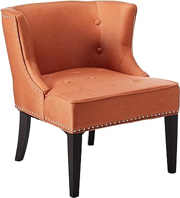 Christopher Knight Home Adelina Fabric Occaisional Chair, Orange