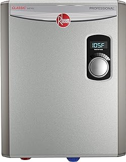 Rheem 18kW 240V Tankless Electric Water Heater, Gray