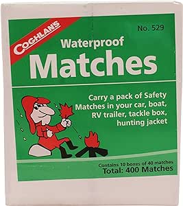 Coghlans Waterproof Matches 10 Pack