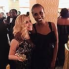 Gennefer Gross and Issa Rae at the 75th Annual Golden Globe Awards HBO After Party