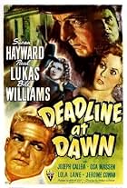 Susan Hayward, Joseph Calleia, Paul Lukas, and Bill Williams in Deadline at Dawn (1946)