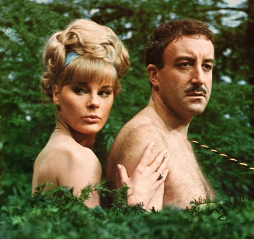 Peter Sellers and Elke Sommer in A Shot in the Dark (1964)