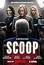 Gillian Anderson, Rufus Sewell, Keeley Hawes, and Billie Piper in Scoop (2024)