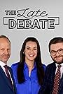 Liz Storer, Caleb Bond, and James Macpherson in The Late Debate (2023)