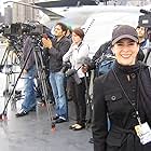 Filming aboard the USS Intrepid