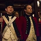 Still of Jamie Bell and Dylan Saunders in AMC's "Turn: Washington's Spies."