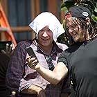 Norman Reedus and Greg Nicotero in The Walking Dead (2010)