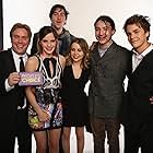 Stephen Chbosky, Emma Watson, Mae Whitman, Nicholas Braun, Johnny Simmons, and Ezra Miller at an event for The Perks of Being a Wallflower (2012)