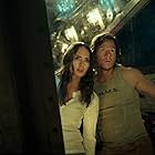 Mark Wahlberg and Laura Haddock in Transformers: The Last Knight (2017)