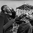 Jack Hawkins and Percy Herbert in The Bridge on the River Kwai (1957)