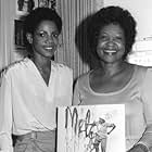 Melba Moore visiting KJLH Radio Station in Los Angeles