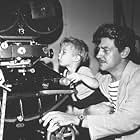 Preston Sturges and 2 year old son directing "Hail The Conquering Hero" 1944  Paramount