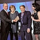 Jerry Stiller, Michael Bloomberg, Anne Meara, and Katherine Oliver