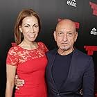 Ben Kingsley and Daniela Lavender at an event for The November Man (2014)