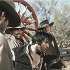 Elvis Presley, Charles H. Gray, and James Sikking in Charro! (1969)