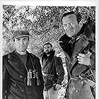 David Niven, Gregory Peck, and Stanley Baker in The Guns of Navarone (1961)