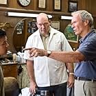 Clint Eastwood, John Carroll Lynch, and Bee Vang in Gran Torino (2008)