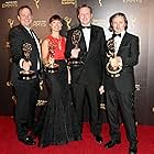 Ronan Hill, Mathew Waters, Onnalee Blank, and Richard Dyer at an event for 2016 Creative Arts Emmys (2016)