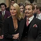 Johnny Depp and Gwyneth Paltrow in Mortdecai (2015)