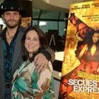 Robert Rodriguez and Elizabeth Avellan at an event for Secuestro express (2004)