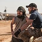 Joel Edgerton and Chris Pratt in Zero Dark Thirty (2012)