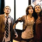 Lizzy Caplan, Jessica Lucas, and Michael Stahl-David in Cloverfield (2008)