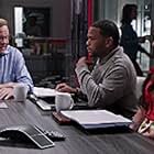 Anthony Anderson, Peter Mackenzie, and Catherine Reitman in Black-ish (2014)