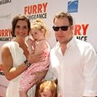 Brooke Shields, Chris Henchy, and Rowan Francis Henchy at an event for Furry Vengeance (2010)