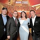 Victoria Alonso, Louis D'Esposito, Kevin Feige, and Jonathan Schwartz at an event for Captain Marvel (2019)