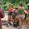 Colby Donaldson, Jerri Manthey, Rupert Boneham, Candice Cody, Parvati Shallow, and Russell Hantz in Survivor (2000)