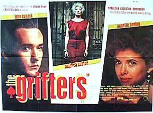 John Cusack, Annette Bening, and Anjelica Huston in The Grifters (1990)