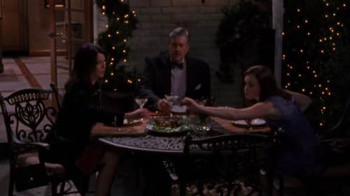 Edward Herrmann, Alexis Bledel, and Lauren Graham in Gilmore Girls (2000)