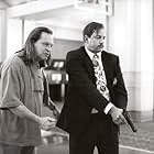"12 Monkeys" director Terry Gilliam stages Bruce Willis' death with airport detective Stephen Bridgewater.