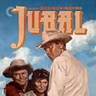 Ernest Borgnine, Glenn Ford, and Valerie French in Jubal (1956)