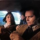 Jack Nicholson, Shelley Duvall, and Danny Lloyd in The Shining (1980)