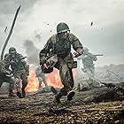 Andrew Garfield and Luke Bracey in Hacksaw Ridge (2016)