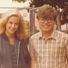 Kelly Preston and John Richard Petersen on the set of CHRISTINE